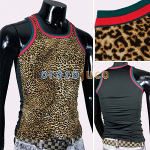 Canottiere Leopard Sexy Mens Underwear MU209