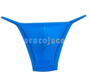 Bike slip da uomo in pelle sintetica slip solidi Marsupio in corda da uomo slip serici MU207X