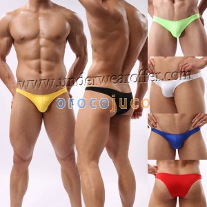 Biancheria intima da uomo sexy Mini slip Intimo comoda da polso Bulge Pouch per uomo rigonfiamento MU41X