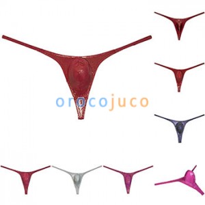 Men's Bottoms Micro Thong Shiny & Stretchy Soft G-String Underwear
