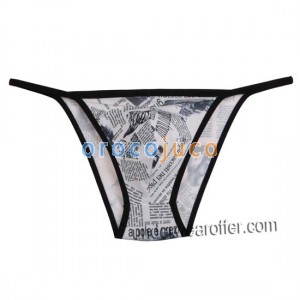 Men's News Bikini Slip intimo Low-rise Jockstrap Elastico String Slip MU736