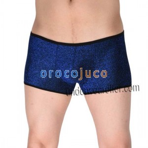 Boxer impertinenti da uomo lucido Boxer bluge da uomo perizoma Pantalone morbido da uomo corto MU606