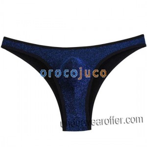 Slip da uomo sfacciato lucido Slip per sacchettino Bluge Pantalone morbido da uomo in silicone MU603