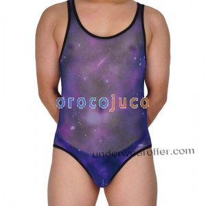 Gilet trasparente da uomo Intimo a tinta unita Maglia trasparente colorata per uomo Sport Body MU220X
