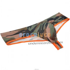 Uomo Camouflage Cheeky Bottino Biancheria intima Hobble Gonna Slip Mini Cut Boxer Perizoma MU336X