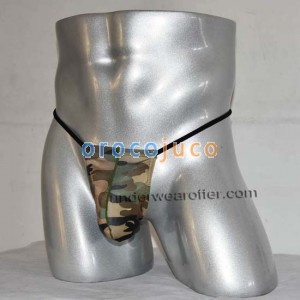  Intimo da uomo micro camouflage micro perizoma sexy maschile pro stretch mini g-string MU399