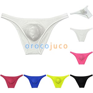 Men‘s Cotton Bikini Briefs Enhance Underwear Male Bulge Pouch Skimpy