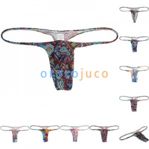 Men's Thong Posing Slim Bikini Minimal Coverage Swim Hipster G-string Underwear