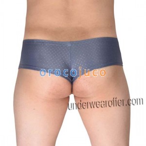 Boxer elasticizzati lucidi da uomo perizoma NFL Underwear Bulge Pouch Bikini brasiliano MU707