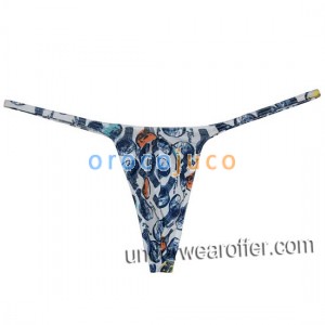 Nuovi Uomini Colorful Micro perizoma intimo Guy Big Pouch String T-Back Bikini Tangas MU772