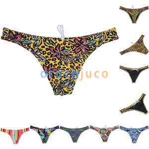 Men's Swim Thong Swimwear Elastic Fabric Bikini Shorts Trunks Swimsuit Surf Tangas