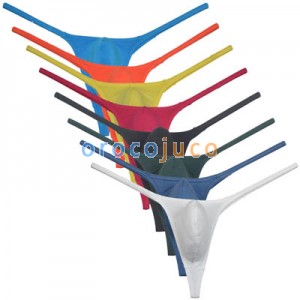 Men's Modal Thongs Bikini Underwear Hipster T-back Posing Trunks Fitness Tangas