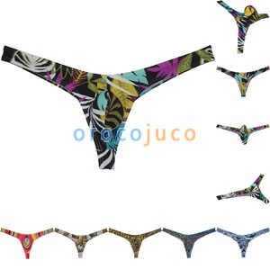 Men's Bikini Thong Underwear Contour Pouch Sports T-Back Posing G-string