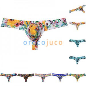 Men's Mini Cheeky Boxer Thong Elastic Skimpy Pouch Hipster Bikini Bottoms Underwar