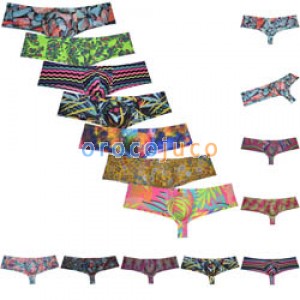 Men's Boxer Briefs Cheeky Bikini Swim Thong Covering less Underwear