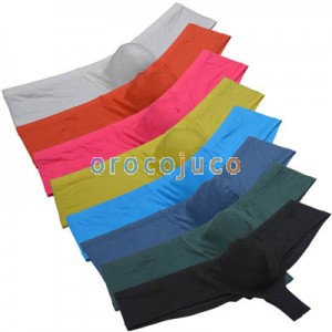 fashionable Skimpy Men's Brazil Bikini Underwear 1/2 Cover Back noticeable Boxers Hipster Shorts