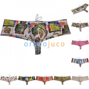Men's Pouch Swim Brief Cheeky Boxer Briefs Swimwear Brazilain Bikini Trunks