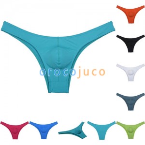 Men's Sports Classic Thongs Bikini Underwear Posing Jockstrap Narrow Front Hipster T-back