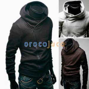 Men’s Slimline Zip Hoody Rider Jacket XS~L 4 Color MU1022