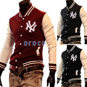 Men’s Stylish Slim Fit Jackets Coats Hoody Size XS~L 4 Color MU1031