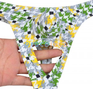 Novità Uomo Pouch Thong Isolamento Intimo Nuts Out String Spandex T-back Bikini Pants MUS203