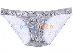Nuovi Slip da uomo con pochette sui fianchi Torna comoda intimo in spandex stampato MU204
