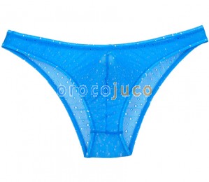 Biancheria intima da uomo slip in jacquard con dettagli in pizzo See Through Poucher Mini Briefs MU240X