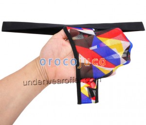 Sexy Uomo Bikini Corpo T-Back Intimo Bulge Pouch Elastico Soft Micro perizoma MU256X