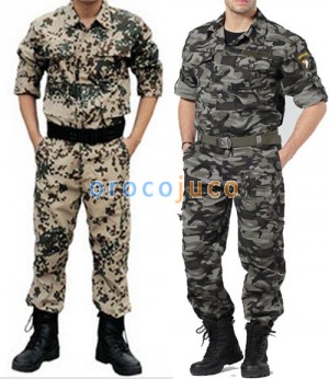 Men’s Military BDU Pants & Coat Army Cargo Fatigue Camouflage Camo Uniform MU570