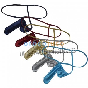 Hot Micro Thong Men Long Bulge Pouch Elastico G-String Fitness che propone biancheria intima MU627