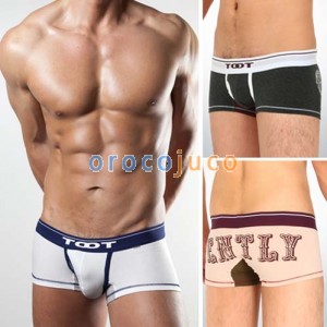Pantaloncini corti da uomo in cotone intimo sexy U-Briefs MU817 XS S M