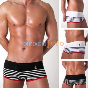 Pantaloncini corti da uomo in cotone intimo sexy U-Briefs MU819 XS S M