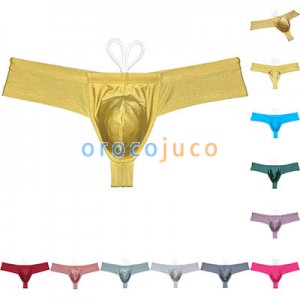 Men's Mini Cheeky Swimwear Solid Brazilian Bikini Briefs Surf Board Trunks Underwear