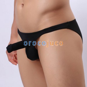 Biancheria intima da uomo rigonfiamento a maniche lunghe in morbido slip da uomo. MU1957
