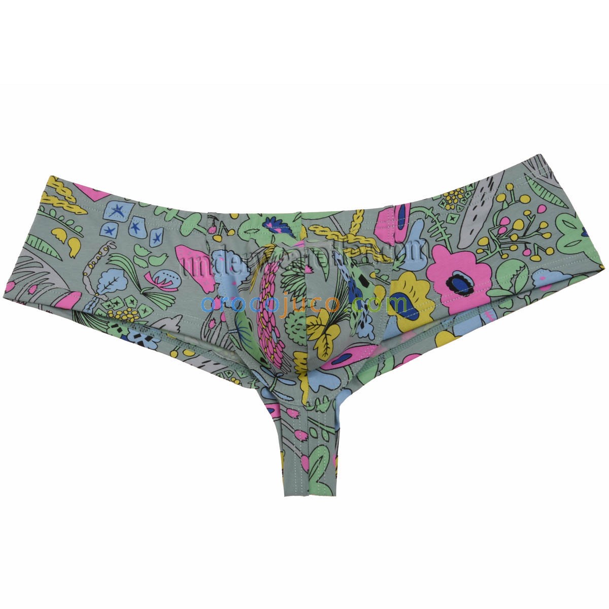 Men Pants Bikini Mini Boxers Men's Super Soft & Smooth Flower Printed