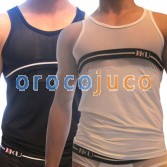 New Sexy Mens Underwear Tank Top Vest Black & White MU70