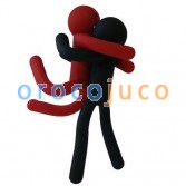 Cute Change Boy USB флеш-накопитель Резиновая форменная ручка 8GB / 16GB / 32GB EU02