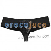 Мужчины Кожа, как стрейч бикини боксерское нижнее белье Cheeky Briefs Micro Thong боксеры MU85X