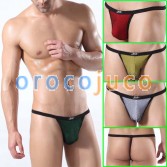 Прозрачные мужские Sexy Big Mesh Нижнее белье Тонг Briefs T-BACK MU322 M L XL